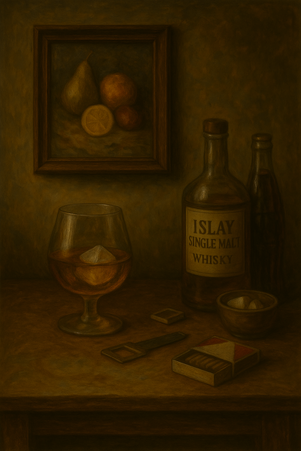 Still Life with Whisky and Cola